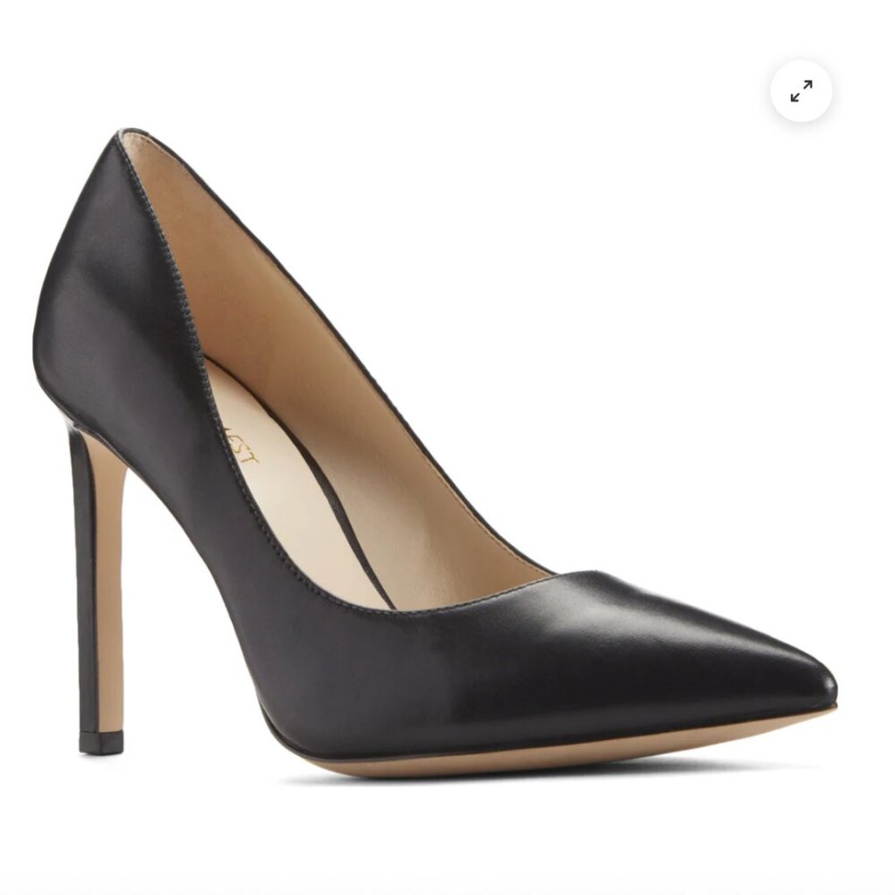 Black Nine West Tatiana pointy toe heels